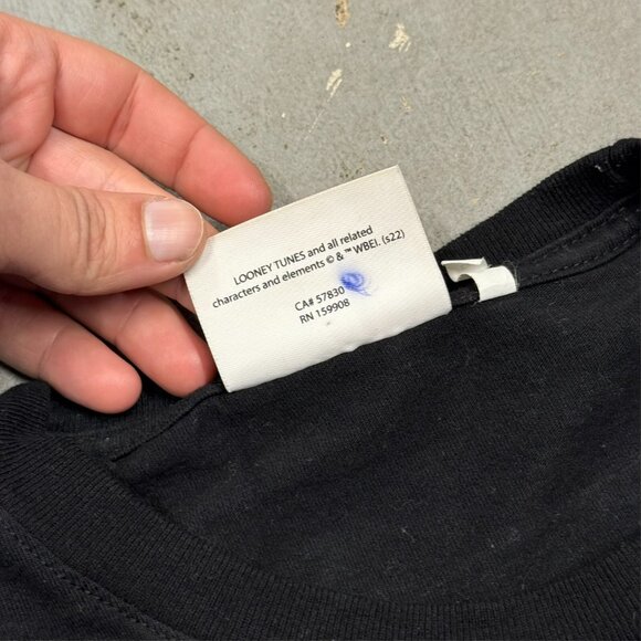 Rare OvO x Looney Tunes Long Sleeve Shirt Black Drake Octbers Very Own Medium - Picture 6 of 7